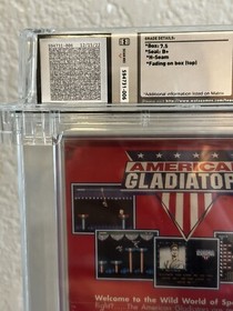 American Gladiators Nintendo NES Gametek WATA 7.5 B+