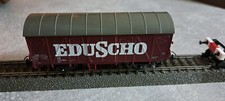H0 ROCO Waggon / Wagen gedeckter Güterwagen Eduscho
