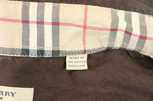Burberry London Brown Nova Check Long Sleeve Button Down Shirt Size M - Picture 16 of 18