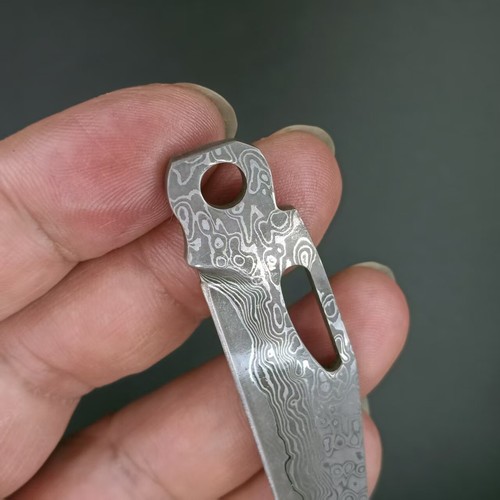 Hoja Damasco VG10 para Leatherman Signal/TTI/WAVE 60HRC afilada a mano ajuste hágalo usted mismo - Imagen 6 de 8