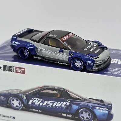 街道ハウス Honda NSX kaido Raching V2 チェイスカー Chase! Kaido House x Mini GT 1:64 Honda NSX Kaido Racing V2