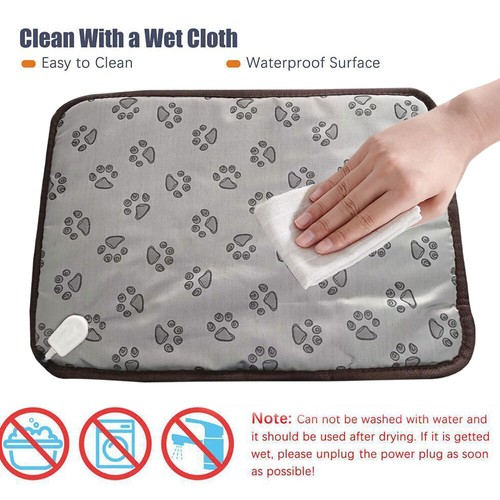 Adjustable Electric Pet Heating Pad Heater Warmer Mat Bed Blanket For Dog Cat GB - Picture 9 of 21