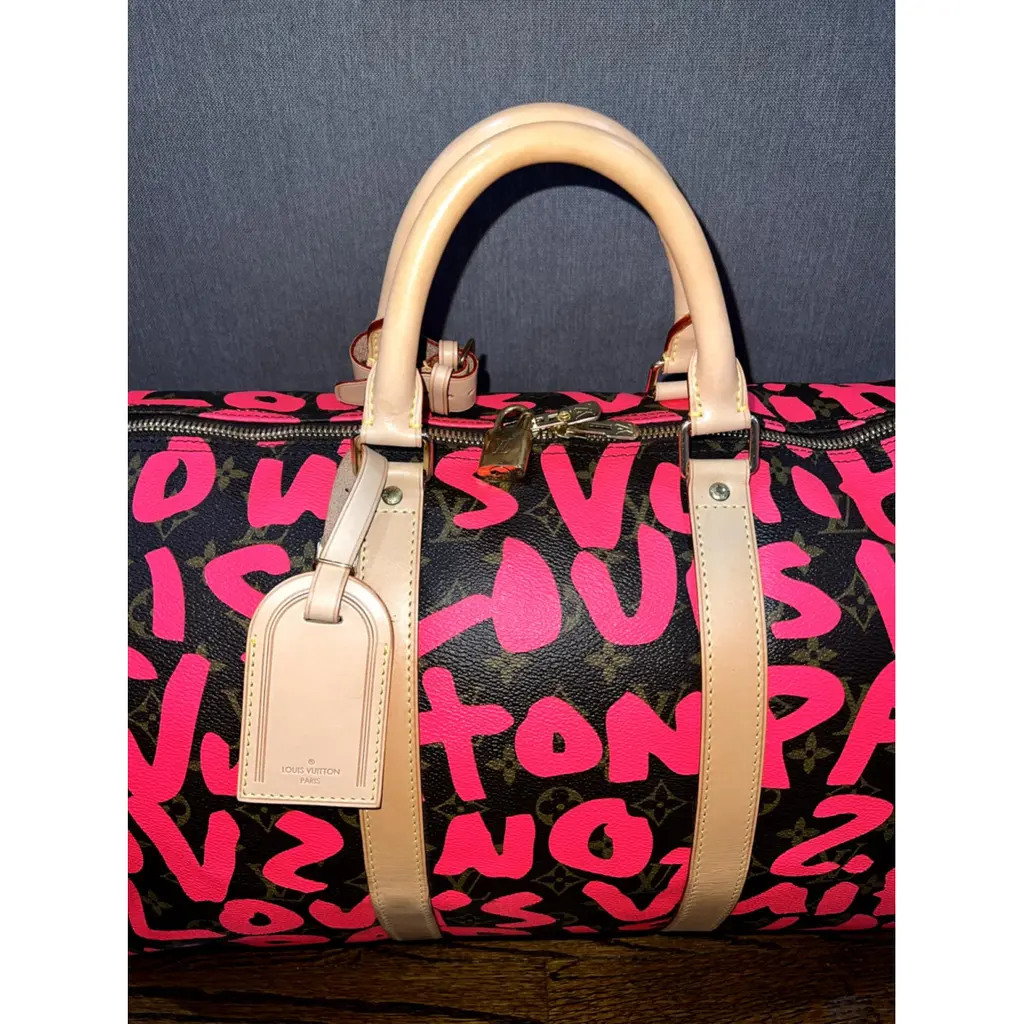 Louis Vuitton Keepall 50 Stephen Sprouse Graffiti Pink Jacobs