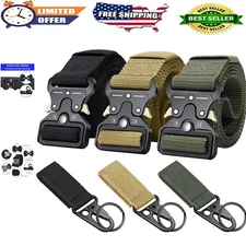 Men's Quick-Release Tactical Belts Set with Molle Holder - Adjustable to 44"