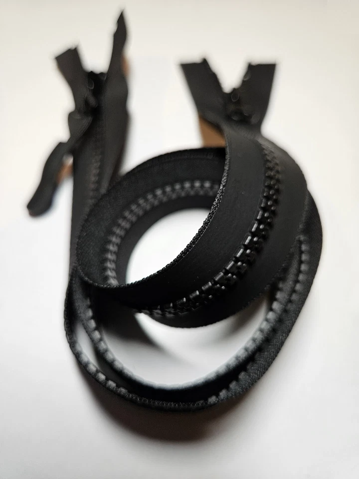 2-Wege wasserdichter Reißverschluß GROB mit Anhänger TPU teilbar 50 - 100 cm - Bild 3 von 4