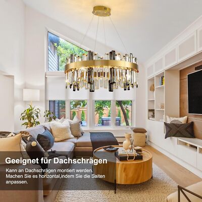 Luxus Kristall Pendelleuchte,Adjustable Ceiling Light Fixture Für Esszimmer
