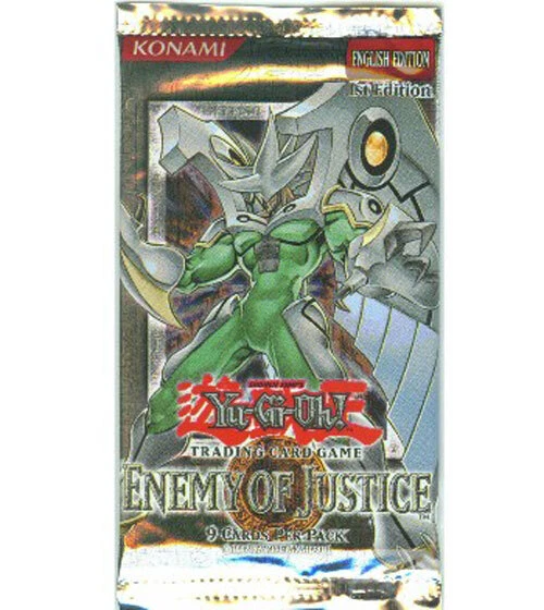 Yu-Gi-Oh! TCG Enemy of Justice Sealed Collectible Card Game Packs