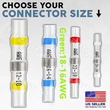 50-1000Pcs Waterproof Seal Solder Stick Heat Shrink Solder Wire Butt Connectors