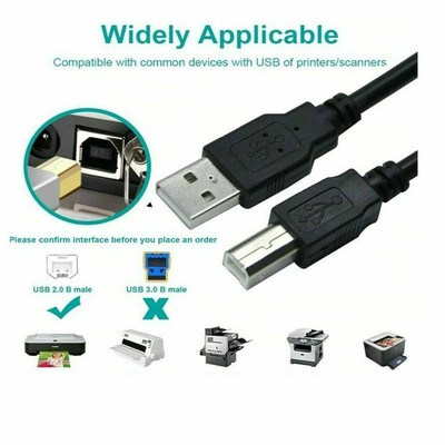 USB 2.0 High Speed Kabel Drucker Kabel A nach B Stecker 24 AWG 1m/2m/3m/5m/10m