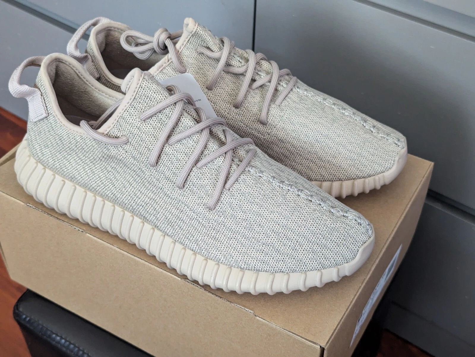 Deadstock Adidas Original Yeezy Boost 350 Oxford Tan taglia 11 nuove con scatola