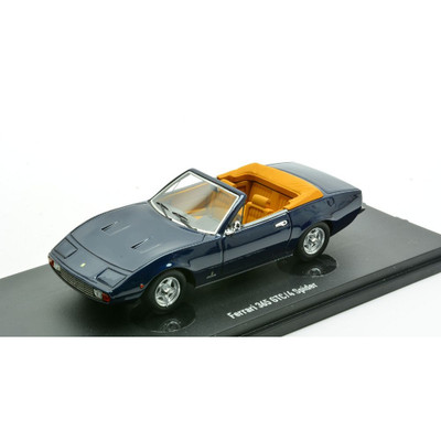 FERRARI 365 GT/4 SPIDER 1971 DARK BLUE ''MASTERPIECE'' 1:43 Autocult Modellino