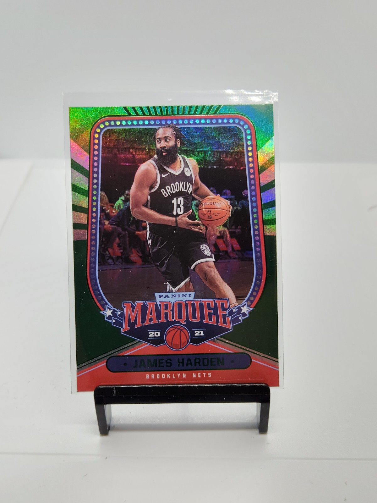 2020-21 Panini Chronicles Marquee James Harden Green Brooklyn Nets #262