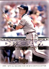 2002 Upper Deck Honor Roll #45 Chipper Jones ATLANTA BRAVES