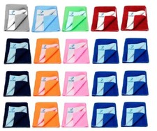 Multi color Baby Bed Protecting Water Absorbing Baby Dry sheet Pack of 20 
