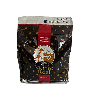 Coffee Monte Real aus der Dominikanischen Republik, Ganze Kaffee-Bohnen 400gr.