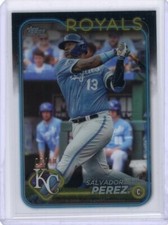 2024 Topps Baseball Acetate #24 Salvador Perez No 8 of 10