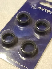 AutoArt SLOT CAR PART 13370 FRONT & REAR TIRES for 1/32 PEUGEOT