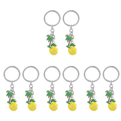  Set of 4 Kokosnussbaum Schlüsselanhänger Pineapple Keychain Fräulein