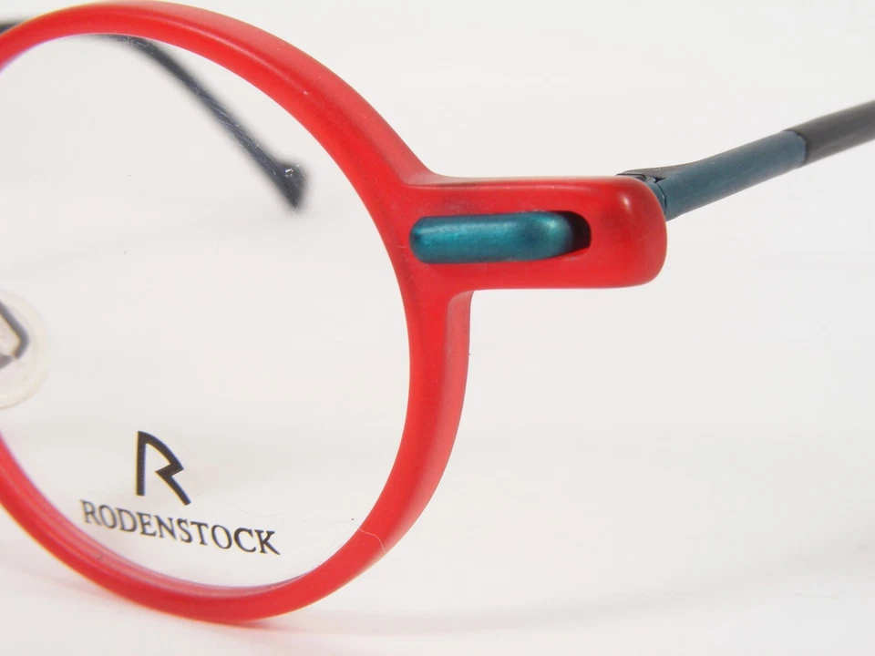 Vintage RODENSTOCK R 7301 C Matte Red UNIQUE RARE EYEGLASSES GLASSES 41-23-130mm - Image 4 of 4