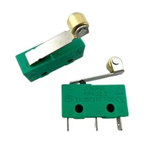 2 Pcs - DONGHAI KW4-3Z-3 Roller Lever 5A 250V 3-Pin Limit Micro-Switch