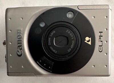 Vintage Canon ELPH APS 35mm Point and Shoot Film Camera 24