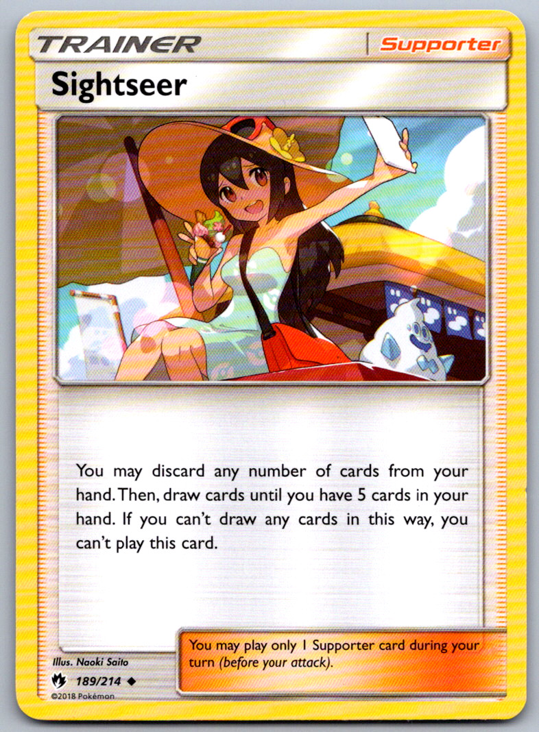 Sightseer SM - Lost Thunder NM Uncommon 189/214