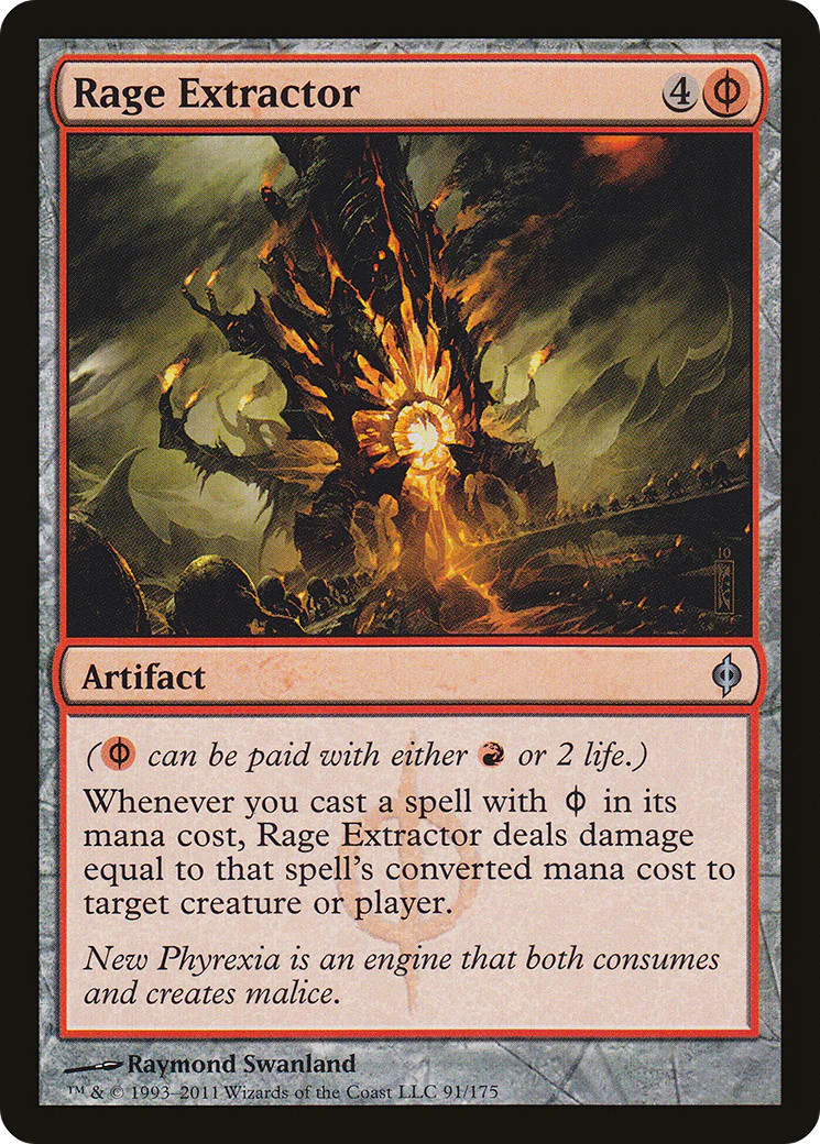 Rage Extractor [New Phyrexia] Magic MTG