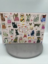 Mudpuppy Cool Cats A-Z Cartoon Cats 1000 Pc Puzzle 100 Complete