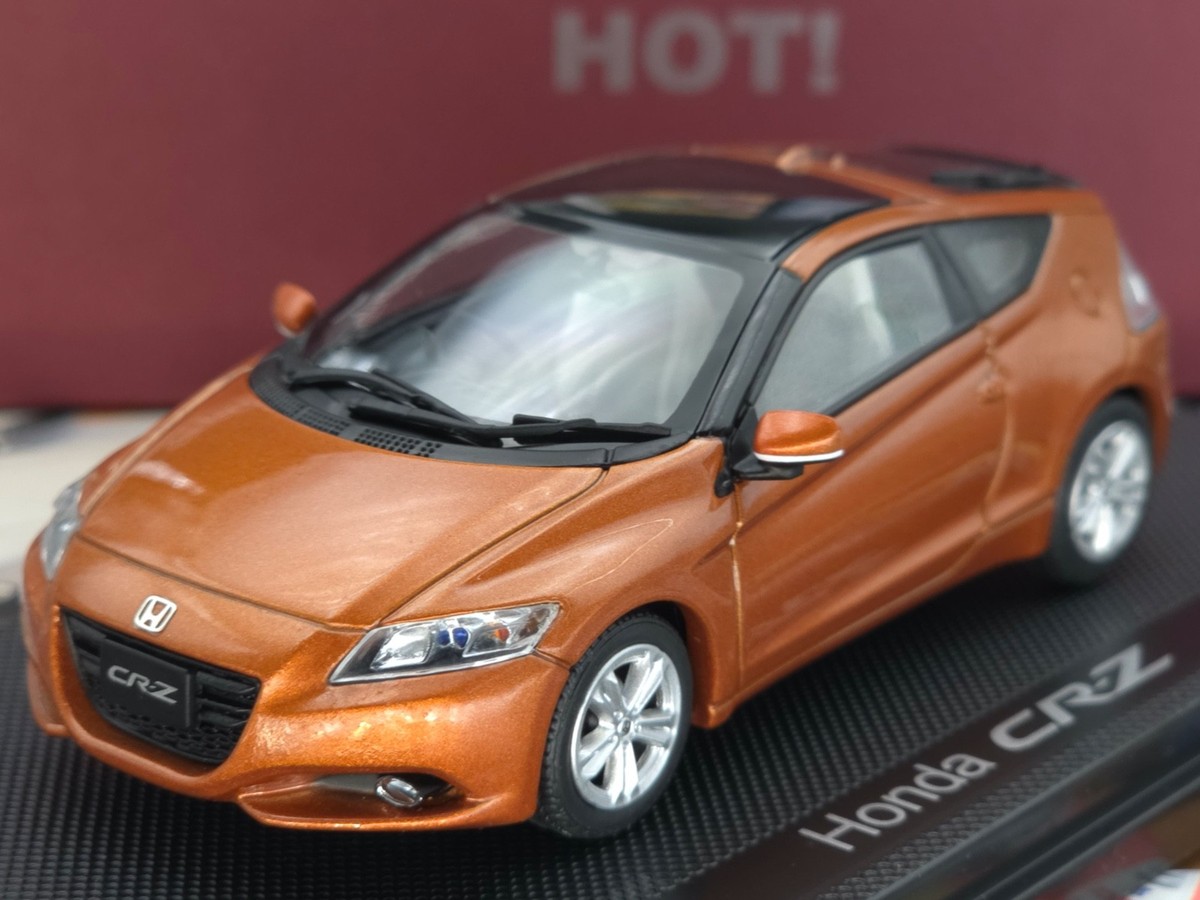EBBRO 44393 1:43 SCALE 2010 HONDA CR-Z DIE CAST MODEL CAR METALLIC