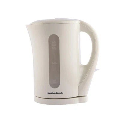 Electric Kettle, Essential Collection by Hamilton Beach,1.7L, Cream, HB1107C