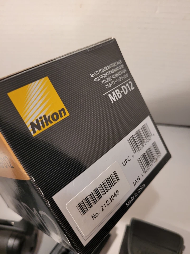 Новый Nikon MB-D12 аккумулятор ручки для D810 D810A D800 D800E с коробкой ручной очистки - Изображение 3 из 4