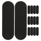 20 Stück schwarze Schaumstoff-Anti-Rutsch-Aufkleber für Finger-Skateboards,