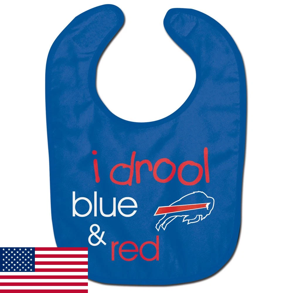 Buffalo Bills I Drool Baby Bib - Soft, Absorbent, Team-Themed Fan Gear