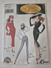 Doll clothes pattern Simplicity Series 2 9450 for 15 1/2" fashion dolls