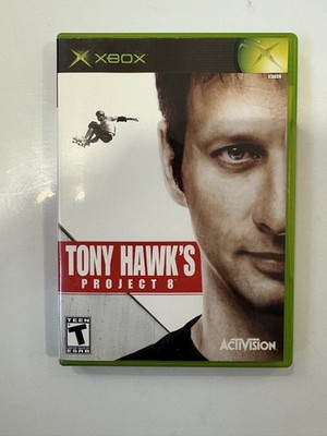 XBOX Tony Hawk's Project 8  Skateboarding Video Game Skate Board Complete Tested