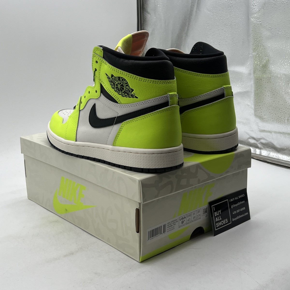 最終値下 AIR JORDAN 1 OG volt visionaire The Air Jordan 1 High Visionaire Comes In Volt