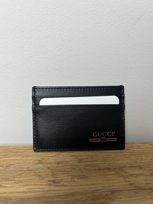 Gucci Card Holder Geldbörse Schwarz 100% Original  