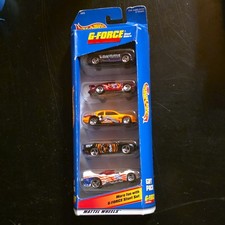 Hot Wheels G-Force Stunt Riders Diecast Car Lote 5 Coches Paquete de Regalo SELLADO DE FÁBRICA