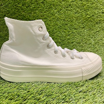 Converse Chuck Taylor All Star Lift Womens Size 9 Ivory Athletic Shoes Sneakers