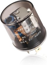 LED Flasher Relay, 12V Heavy Duty 2 Pin Electronic Turn Signal Light Relay, Two