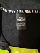 Victoria's Secret PINK Ultimate Colorblock Full Zip Track Jacket Women's S