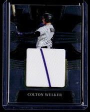 2022 Panini Select #RJS-CW Colton Welker Rookie Jumbo Swatch RC BS24