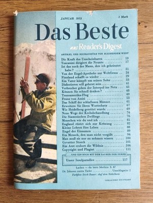 Das Beste aus Reader's Digest - Heft 1 von Januar 1953