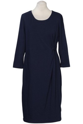 Lands End Kleid Damen Dress Damenkleid Gr. M Baumwolle Marineblau #zd9zink