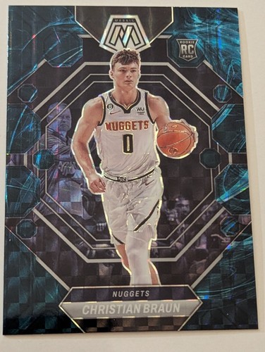 2022-23 Panini Mosaic - Rookies Christian Braun #240 Genesis Mosaic Prizm (RC)