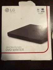 LG Ultra Slim Portable External DVD Writer GP63EX70 Black