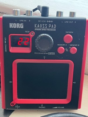 KORG mini-KP Kaoss Pad Dynamic Effect Processor w/ Box & AC Adapter Working