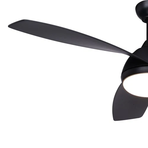 Vaxcel Lighting F0091 Odell 52" 3 Blade LED Indoor Ceiling Fan - Black - Picture 4 of 12