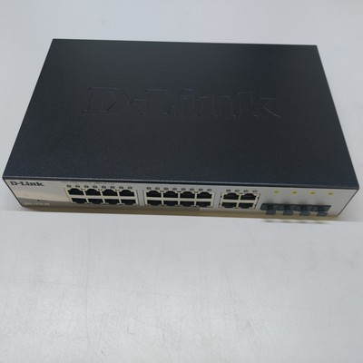 D-LINK DGS-1210-20 - Werkseinstellungen zurückgesetzt & GETESTET mit KOSTENLOSEM VERSAND inkl. MwSt ** KEINE RACK-OHREN **