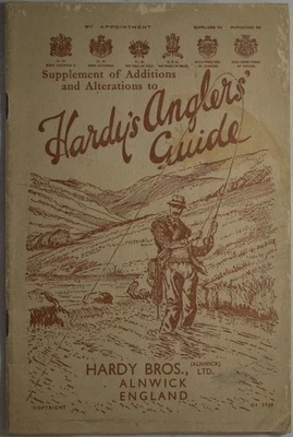 HARDY'S ANGLERS GUIDE 1937 Supplément ajouts et modifications. Hardy-Jock Scott - Photo 1/4